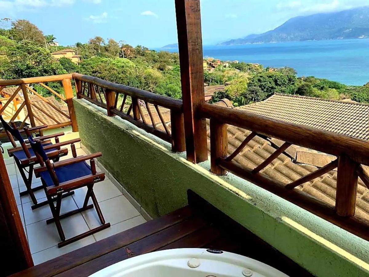 Residencia Em Condom, 1 Ou 2 Suites, Vista Para O Mar, Praia Do Curral, Ilhabela Esterno foto