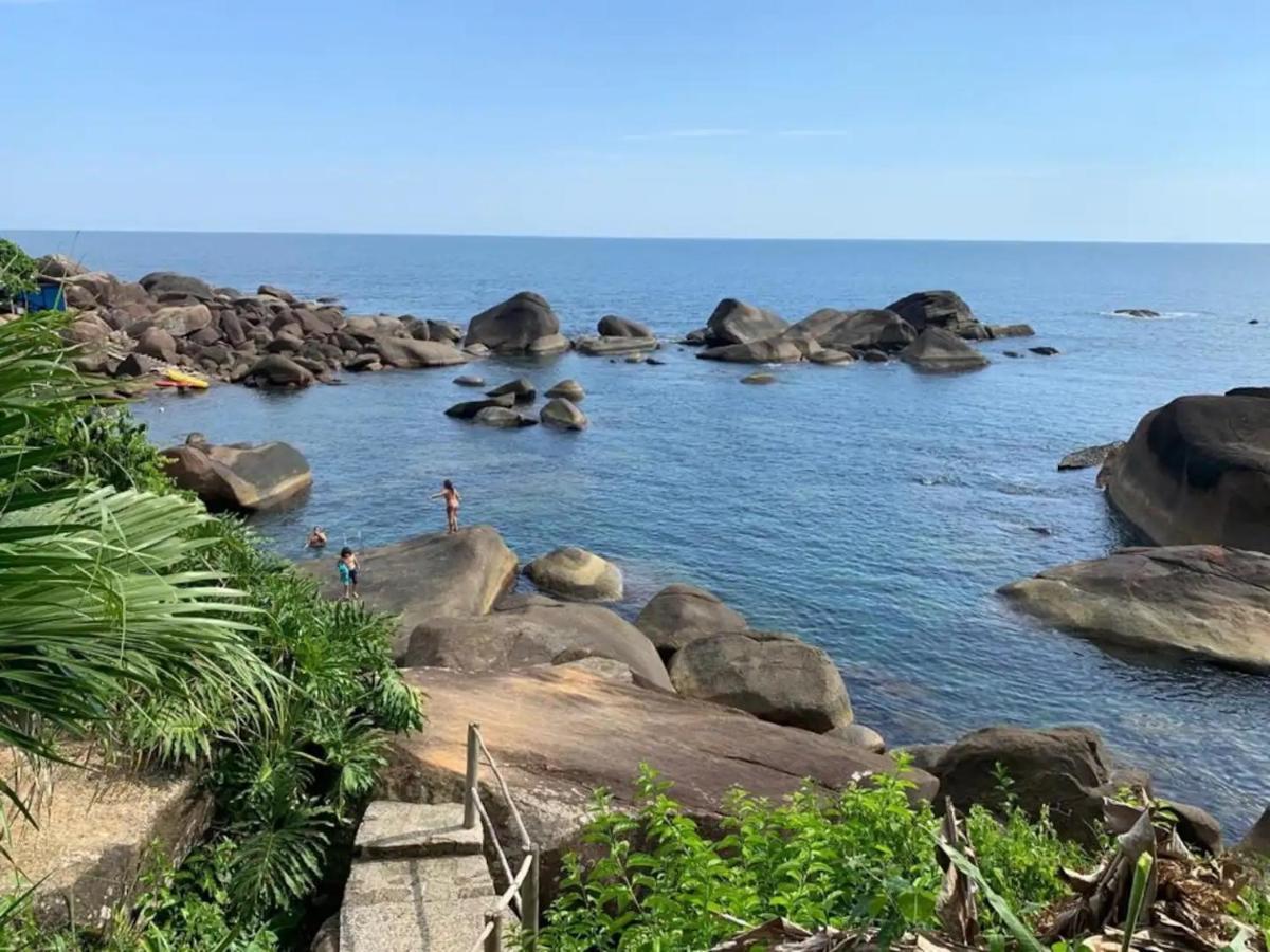 Residencia Em Condom, 1 Ou 2 Suites, Vista Para O Mar, Praia Do Curral, Ilhabela Esterno foto