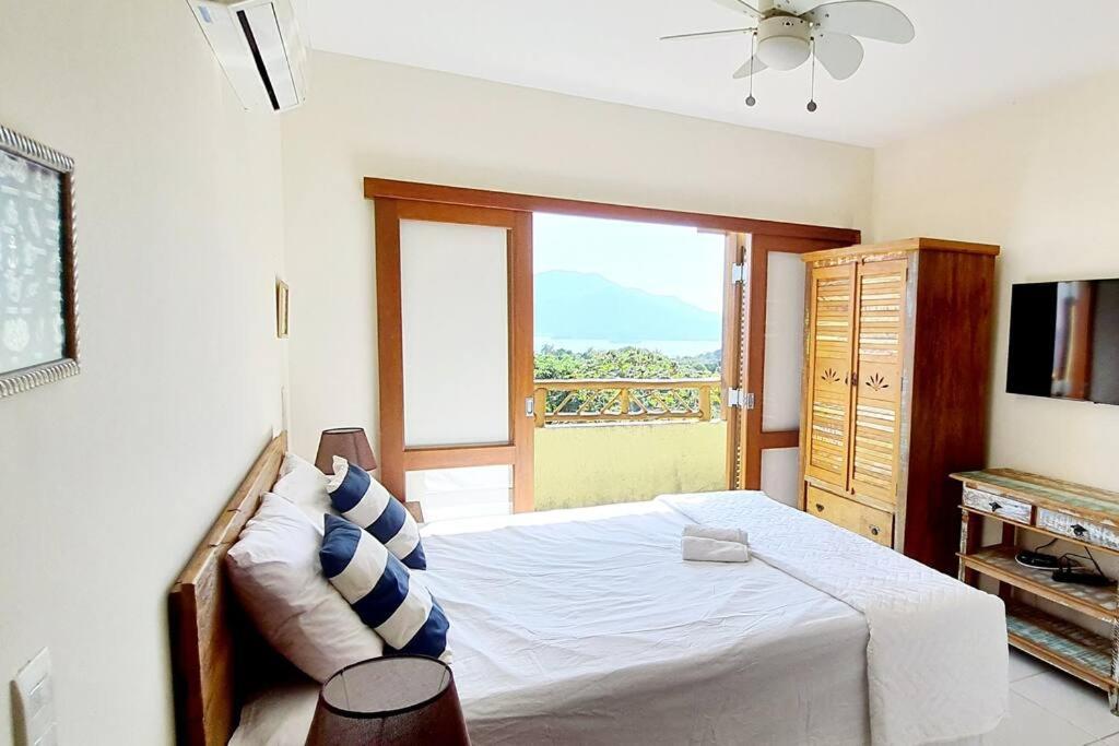Residencia Em Condom, 1 Ou 2 Suites, Vista Para O Mar, Praia Do Curral, Ilhabela Esterno foto