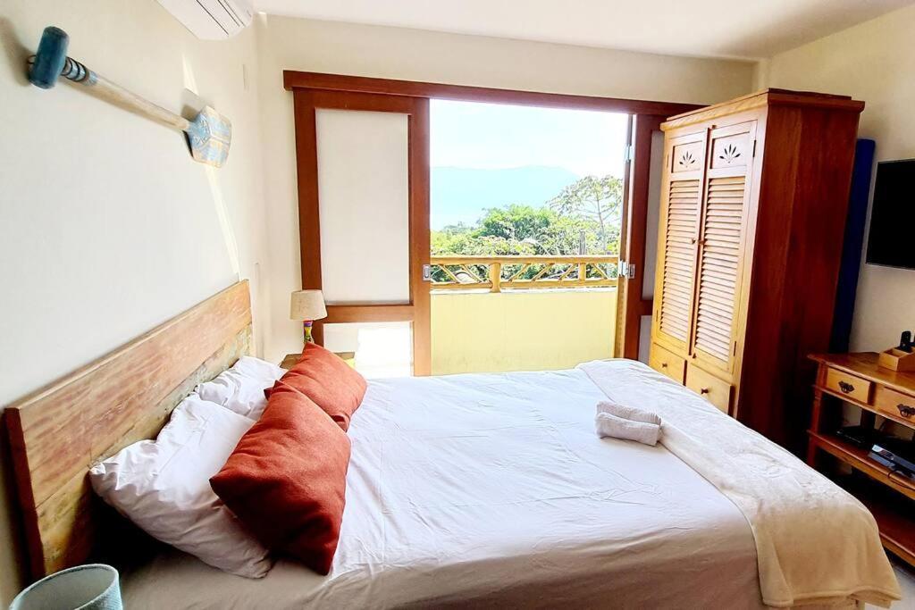 Residencia Em Condom, 1 Ou 2 Suites, Vista Para O Mar, Praia Do Curral, Ilhabela Esterno foto